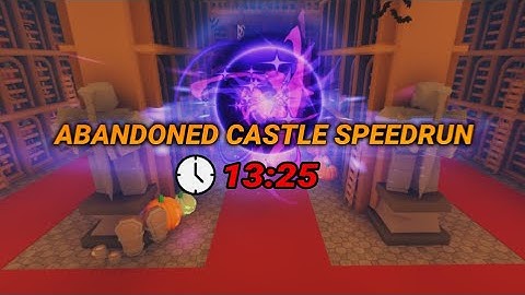 Roblox | Elemental Dungeons: Abandoned Castle Speedrun (HALLOWEEN DUNGEON) | (13:25)