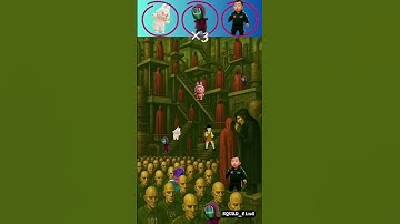 🪅Find Odd Squid Game pt166 #김프로 #유백합 #squidgame3 #thanos #456🎄