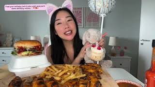 End of August Mukbang + Birthday Shoutouts!! 🎈🎂🎁🎉❤️