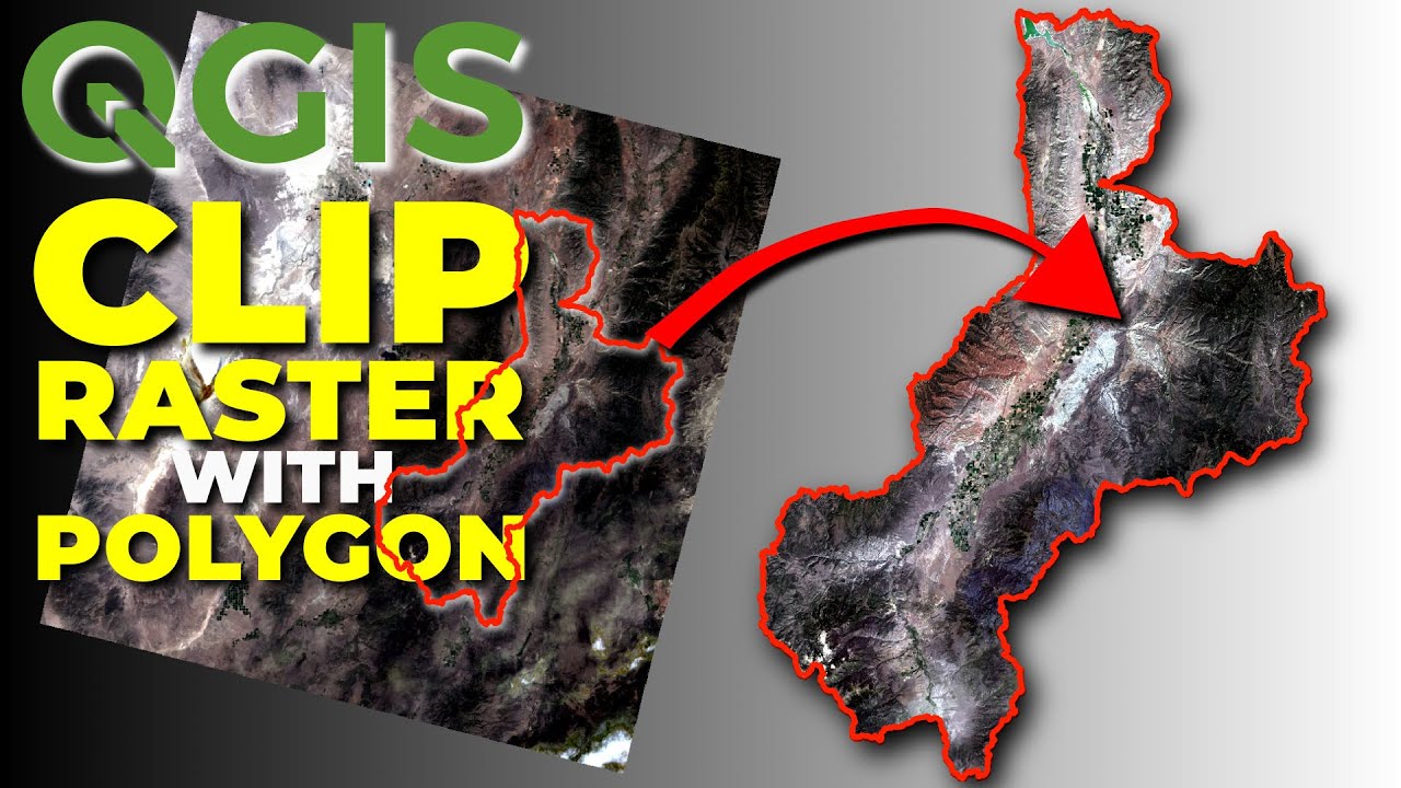 Clip a Raster to a Polygon with QGIS