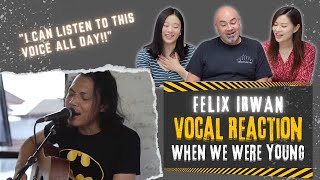 When We Were Young COVER by FELIX IRWAN [Adele Cover] -- Vocal Coach Reacts