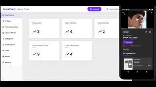 Đồ án ứng dụng Android + IOS tin tức đọc báo, bình luận (giống VN Express) + Website screenshot 3