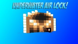 Redstone Underwater Air Lock (Minecraft Pc Edition)