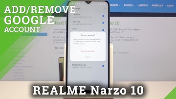 Add & Remove Google Account -  REALME Narzo 10
