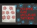 Polymer Clay Snowflake Tutorial