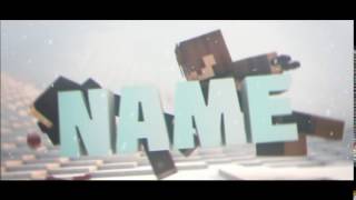 FREE MINECRAFT SNOWY INTRO TEMPLATE [C4D & AE]