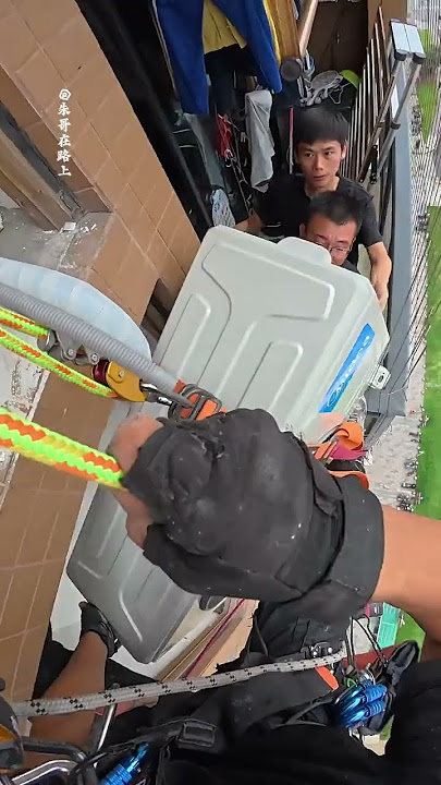 Midea 3-capacity air conditioner installation on balcony #first-person view #Midea service #