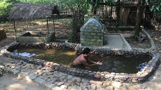 Primitive Life:Relaxing-Pool with Fishs!