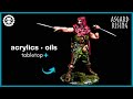 TableTop  Miniature Painting with Acrylics and Oils | Asgard Rising