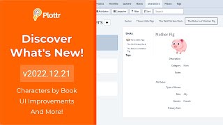 Introducing Characters by Book! | Release Notes v2022.12.21 screenshot 4
