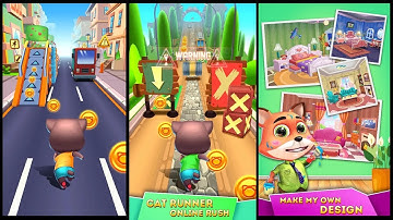Best Action Game Mobile Cat Runner: Decorate Homecat runner Android ios Gameplay