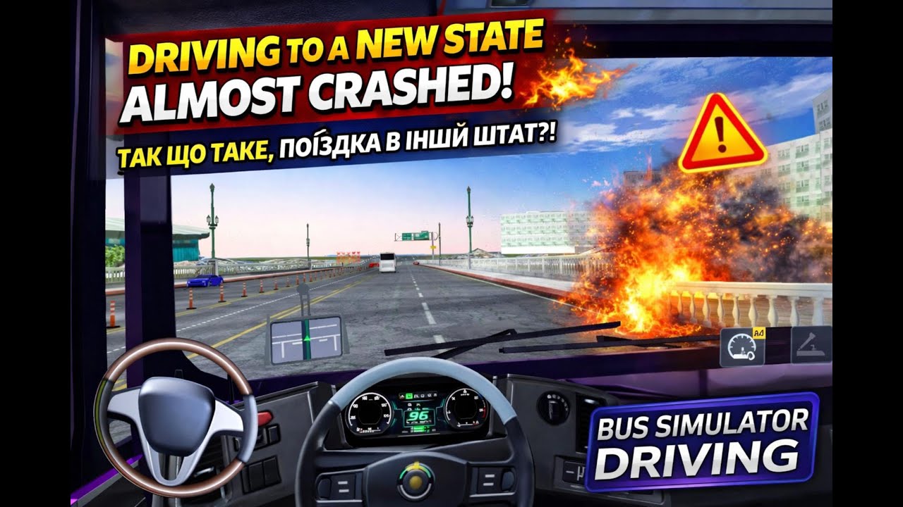 Was Taking Passengers to Another State… and Almost Crashed! | BUS Simulator Driving 3D