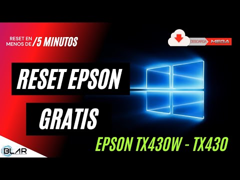 video Reset epson stylus tx430w-tx430 Gratis + link de descarga MEGA 2017 - 2021