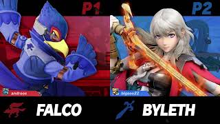 HDR yuzu Session - Androos (Falco, Wolf) vs. 22james (Byleth, Sheik)