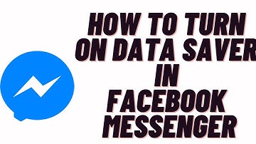 how to turn on data saver in facebook messenger