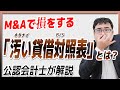 M&Aで買い手が嫌う「汚い貸借対照表」の特徴２選とすぐできる対応策【動画で学ぶM&A】