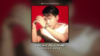 jackson wang - high alone (sped up)
