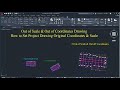 How to Set Out of Scale & Out of Coordinates Project Drawings in AutoCAD.