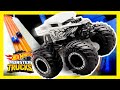 暗闇の谷に落下!| モンスタートラック | @Hot Wheels 日本語