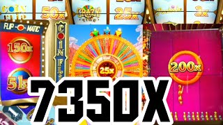 Crazy Time Today Big Win 5000x,1250x, 600x, 500x🤑🤑🤑 Cash Hunt / Total 4 Win Today 💯 5 June 2022