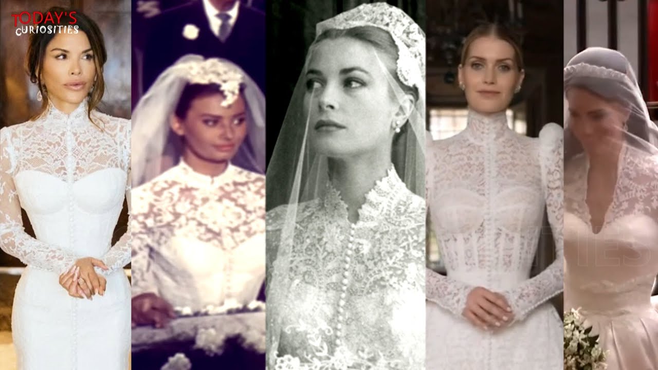 Lauren Sanchez's wedding dress inspired by Sophia Loren and royalty -  YouTube