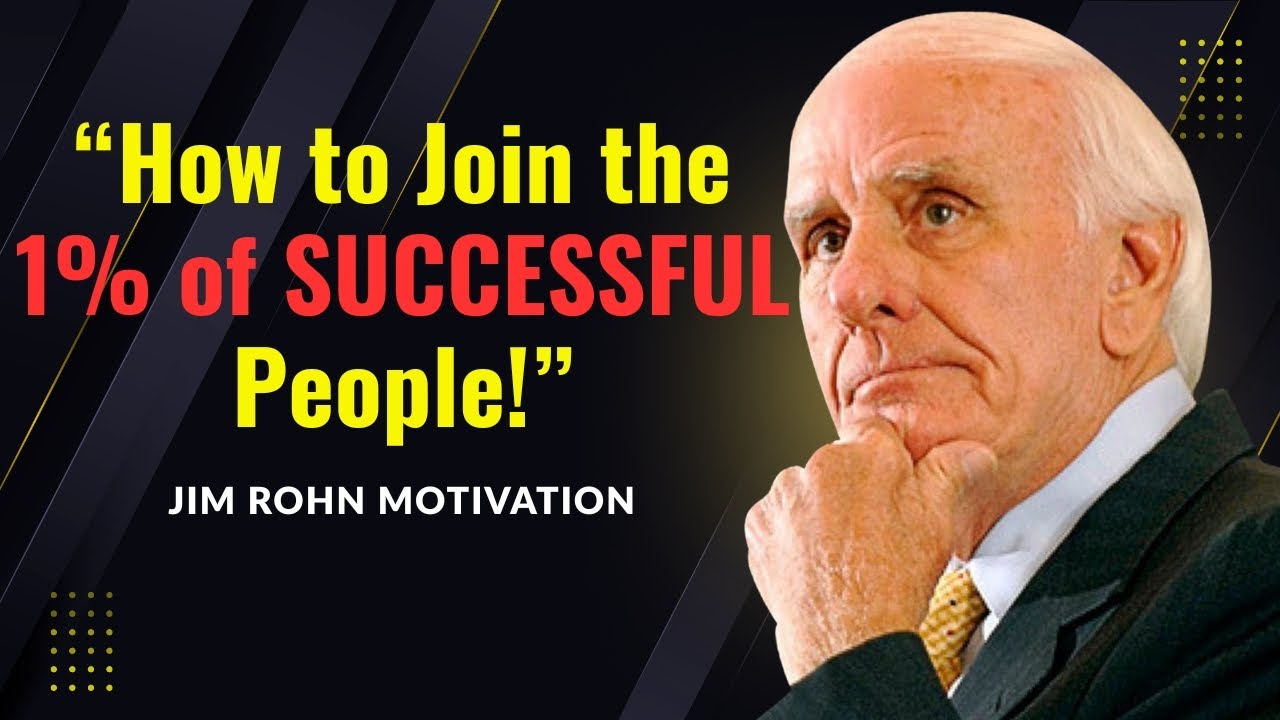 “Join the 1% of Successful People | Christian Motivation Jim Rohn ...