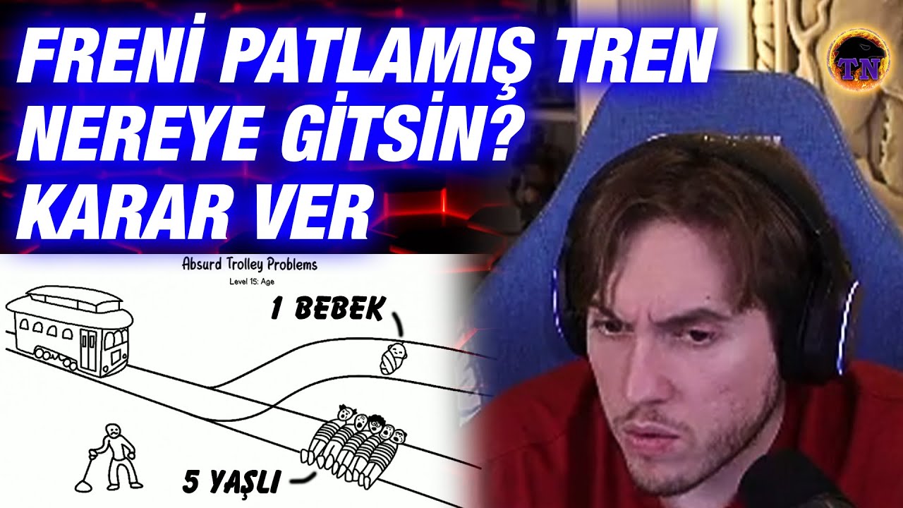 RRaenee Absurd Trolley Oynuyor | Freni Patlamış Trene Karar Verme Oyunu