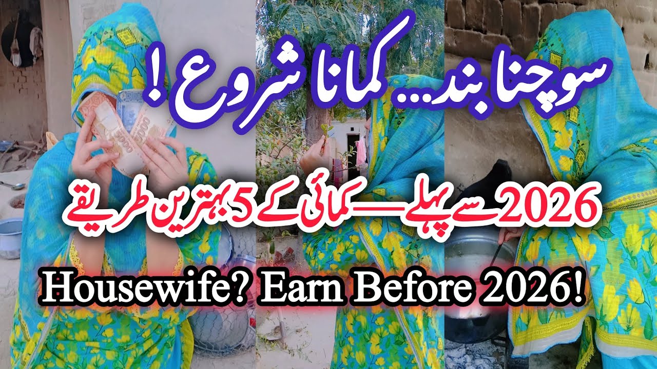  👍"Stop Thinking, Start Earning! 5 Best Ways for Housewives to Make Money Before 2026|how  earning 