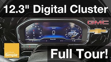 2024+ GM Silverado/Sierra HD Digital Gauge Cluster | Full Tour!