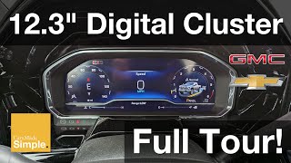 2024+ GM Silverado\/Sierra HD Digital Gauge Cluster | Full Tour!