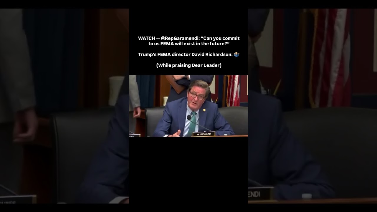 FEMA Eliminated? Trump's Head of FEMA has No Clue