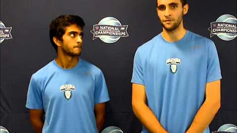 Post-match interview with Ashok Narayana & Max Sch...