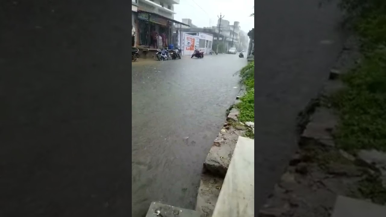 Marwar junction me bhari barish 