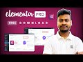 Elementor Pro Free Download 2025 🔥 | Full Tutorial in Hindi