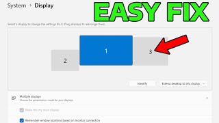 How To Fix Third Monitor Not Detected in Windows 11
