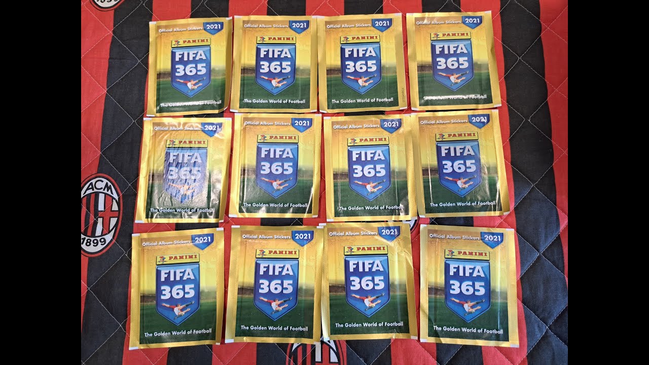 POWRÓT DO PRZESZŁOŚCI - PANINI FIFA 365 2021 -UNBOXING 12 SASZETEK Z NAKLEJKAMI - CO WPADŁO FAJNEGO?
