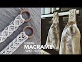 DIY Macrame Towel Holder Tutorial 