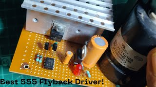Best Ne555 Flyback Driver   How To Make High Power 555 Flyback Driver  High Voltage Generator 