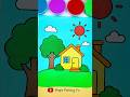 House🏠#trending #cartoon #shortfeed #forkids #peppapig #magicpaintingtv