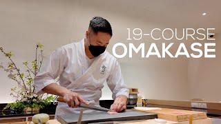 $175 Amazingly Beautiful 19-Course Sushi Omakase - Sushi Kuuya * Vlog | 4K screenshot 1