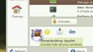 AWN Dock (Avant Window Navigator) - Ubuntu 8.10 screenshot 2