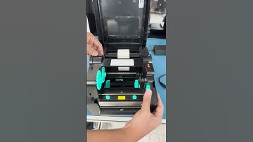 Tutorial - Paper loading and blank test prints. #TVSElectronics #LabelPrinter #tutorial #barcode