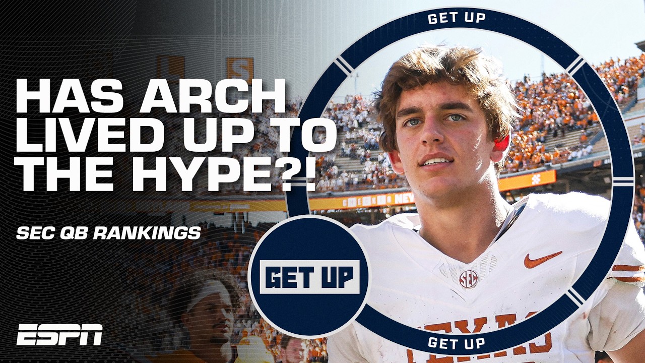 Arch Manning ranked No. 9 among SEC QBs?! 👀 Taylor Lewan reacts | Get Up