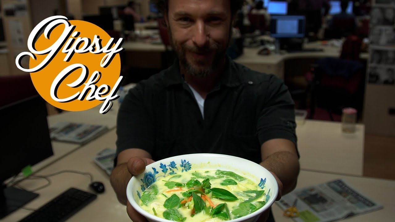 Sopa thai de pollo exprés con Gipsy Chef