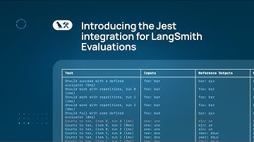 Run LLM evals with Jest and LangSmith