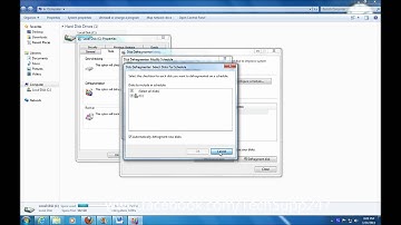 Speed Up Windows 7 - Scheduling Defragmentation