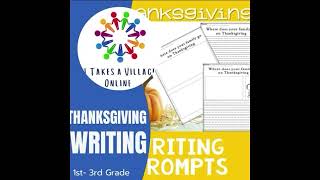 Thanksgiving Writing Prompts
