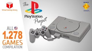 The Playstation Project - All 1278 Ntsc-U Usa Ps1Psxpsone Games - Every Game Usantsc-U