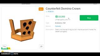 Counterfeit Domino Crown Videos Counterfeit Domino Crown - domino crown 472 robux