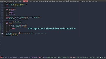 Show lsp_signature and treesitter code context in winbar(neovim 0.8+) and statusline